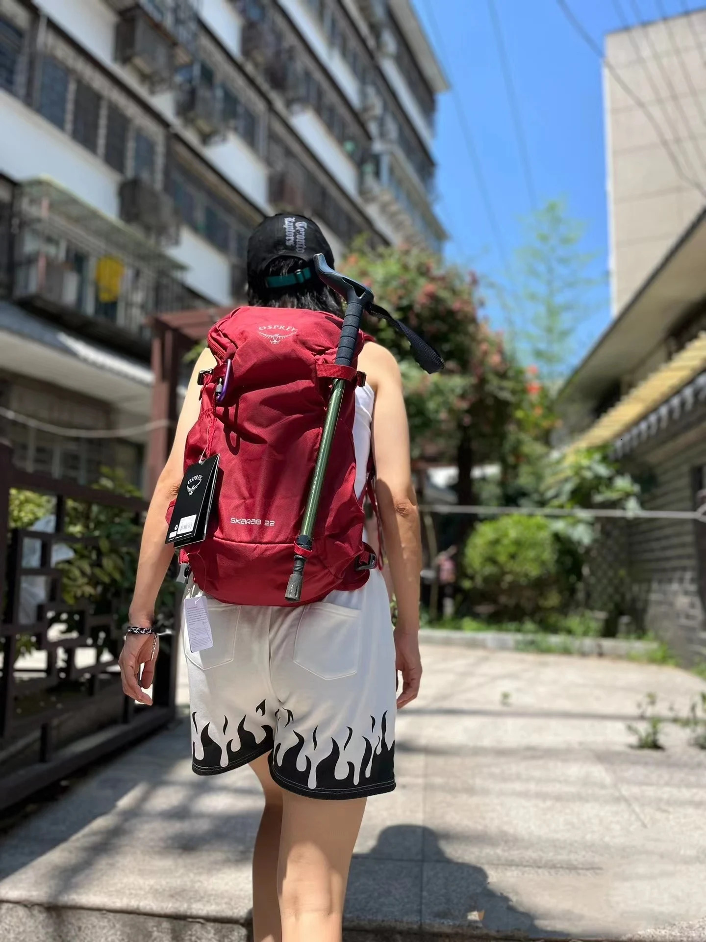 Outdoor Bag Men's & Women's 22L Hiking Camping Backpack 30L Waterproof