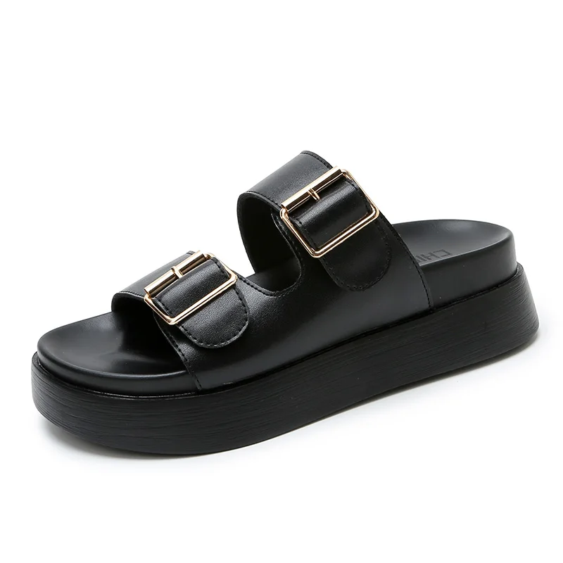 AIYUQI Women Slippers Fashion Large Size Women's Summer Slippers Casual Beach Slippers Women