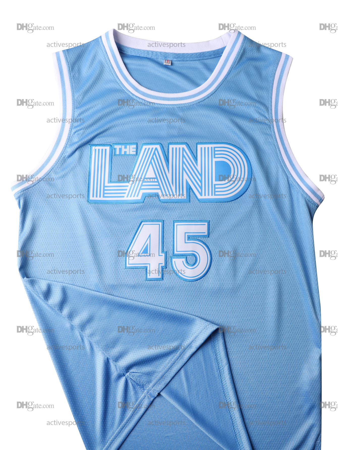 IN STOCK Mens 45 Mitchell Basketball Jersey Embroidered Sports Jersey Embroidered Lettering Breathable V-Neck Sleeveless Sweatshirt