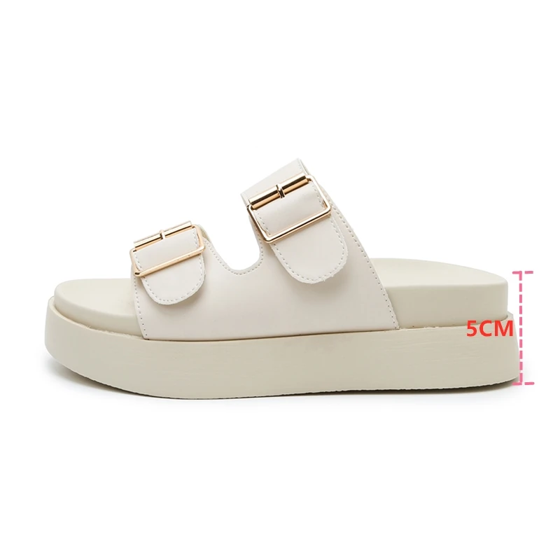 AIYUQI Women Slippers Fashion Large Size Women's Summer Slippers Casual Beach Slippers Women