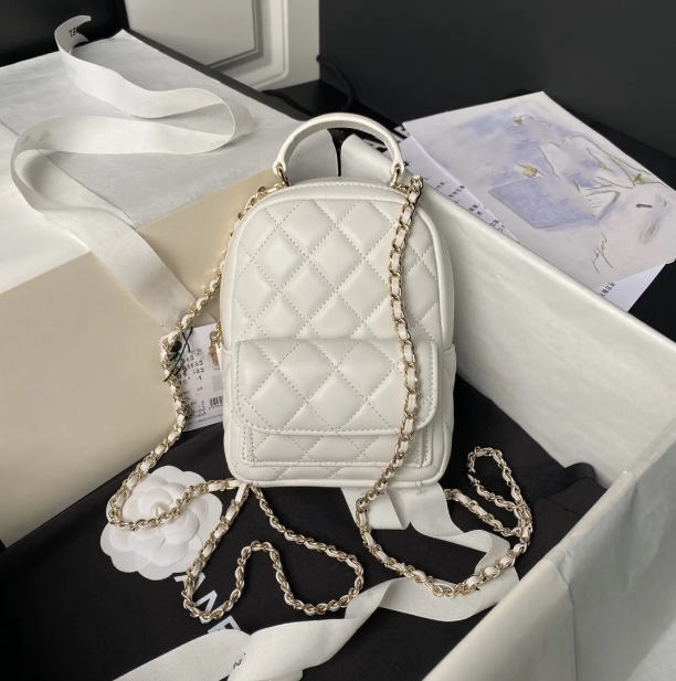 Mini Caviar Leather Sheepskin Crossbody Enthusiast Exclusive Designer Bag New Backpack Fashion Handbag 2025