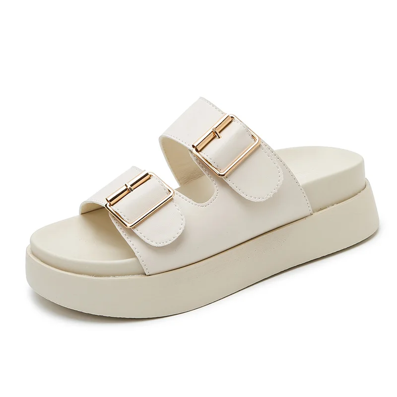 AIYUQI Women Slippers Fashion Large Size Women's Summer Slippers Casual Beach Slippers Women