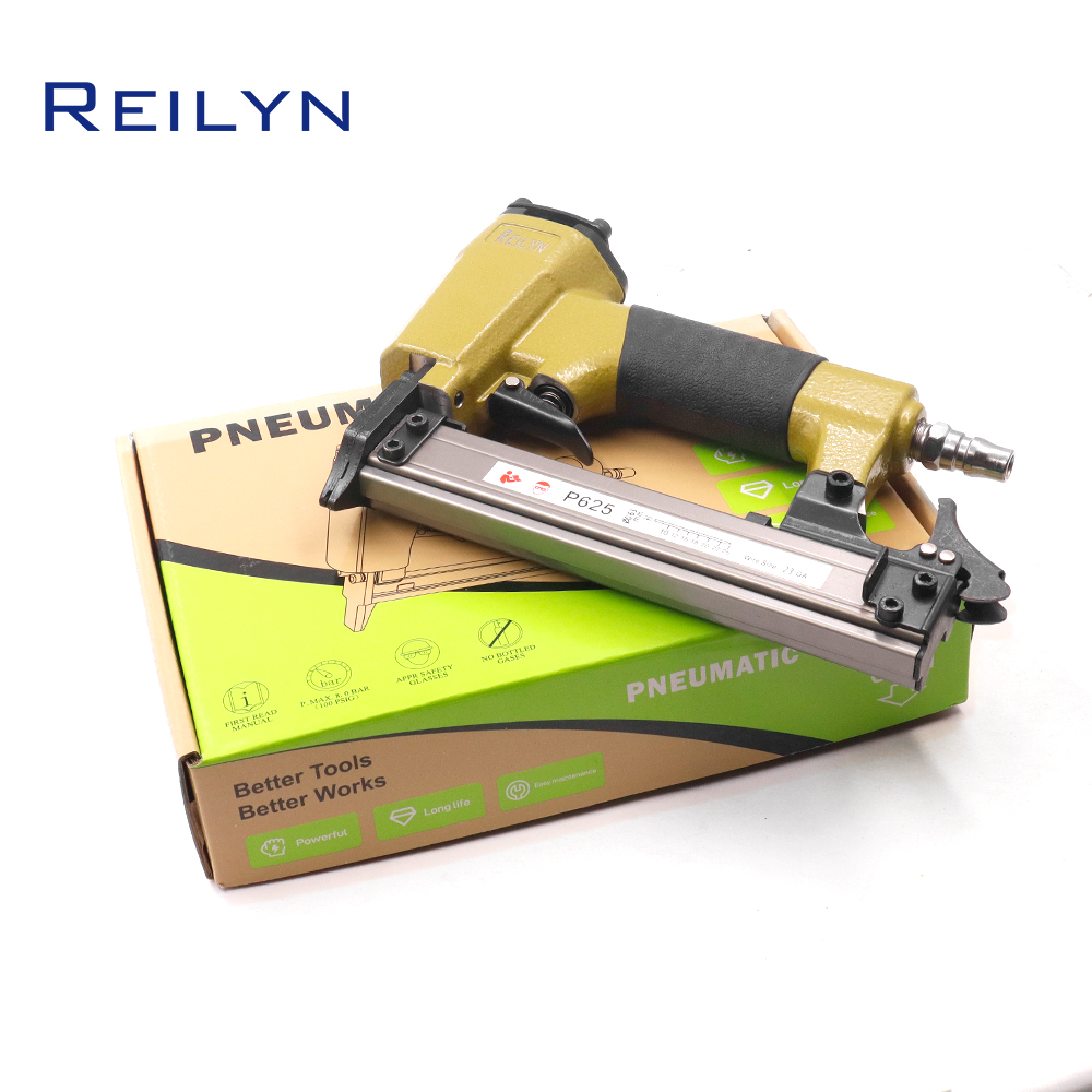 P625 Air Pin Nailer 23Ga Small Fixing Nail Guns for Furniture Wood Board Pneumatic Pin Nailer for baseboard