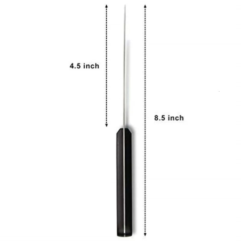 4/6/8/12 piece steak knife set sharp blade black PP handle outdoor barbecue picnic meat knife multifunctional fish knife 241220