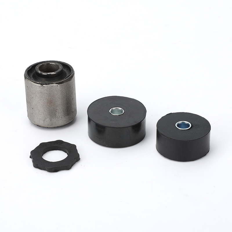 Shock Absorbing Foam Rubber Set for Vehicle Lower Arms with Steel Bushing Components