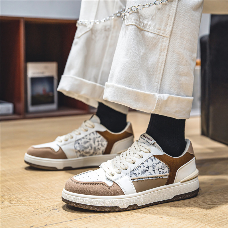 Men Casual Shoes Fashion Outdoor Wear Thick Sole NEW Low-top Trendy Korean Version Running Trainer Triple Brown Blue Green Free shipping
