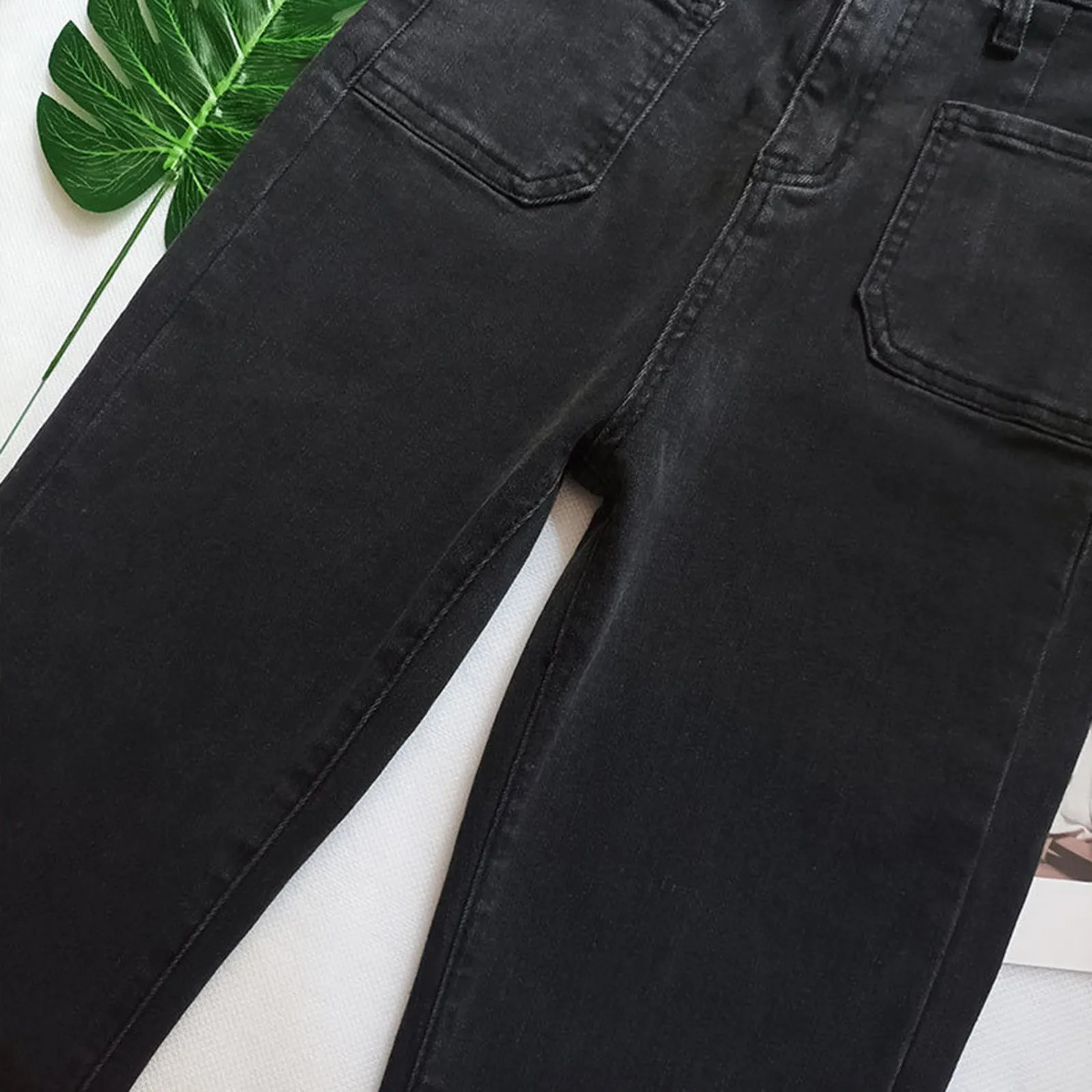 High S Pants Woman Slim Fit Micro Flared Jeans WomenS Waisted Retro Y2k 241218