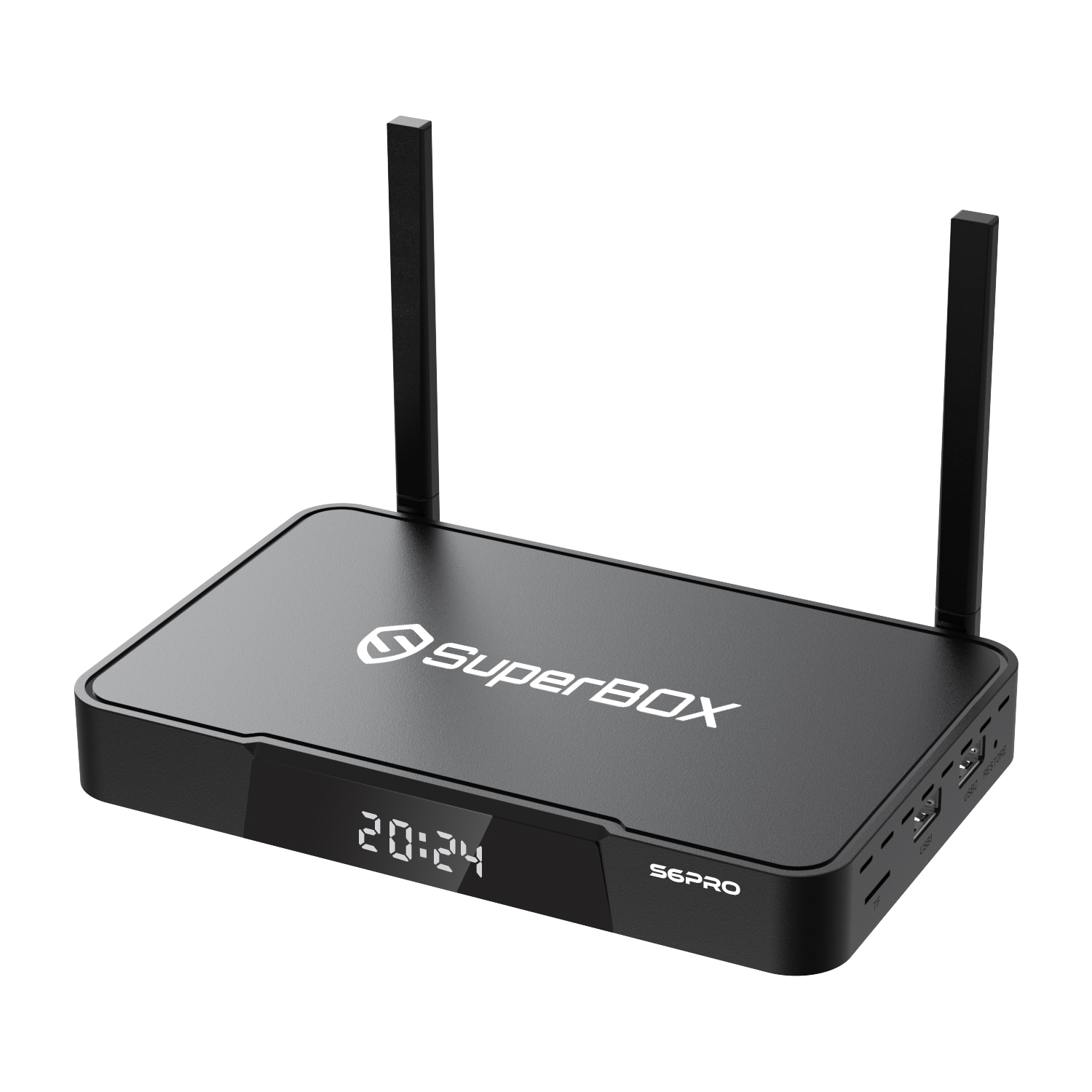 2026 S6 PRO Bundle 6K TV Box6k Ultra HD with Built-in Voice Control System - Includes Detailed Setup Guide by Seller, and Voice Remote - Android 12, 4