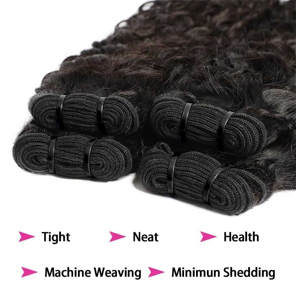 10A Small Spirals Curly Bundles Brazilian Unprocessed Kinky Curly Human Hair e Curls Weave Only Virgin Hair Extension 3B 3CXJ241220