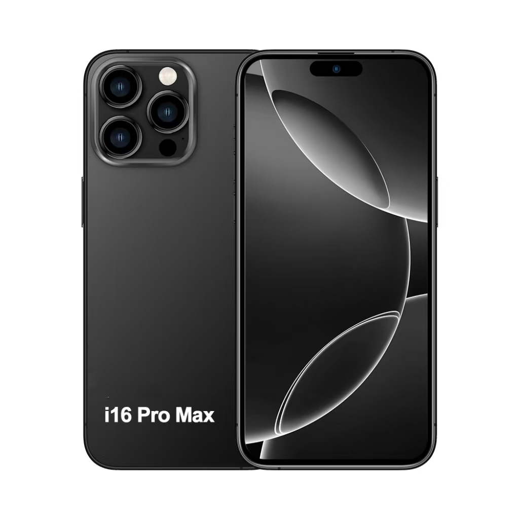 I16 Pro Max Smartphone 5G Recharge Sans Fil 512 Go+ Double Caméra 12 MP Reconnaissance Faciale Écran 6,9 pouces Android