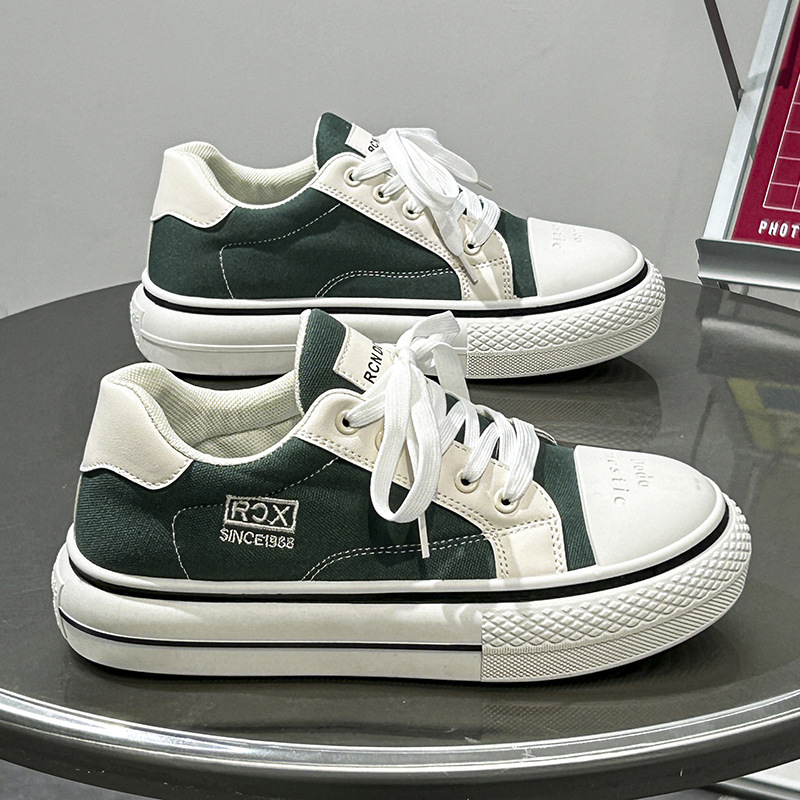 Men Women Casual 35-44 Canvas Trendy Versatile Fashion Couple Personalized Designer Shoes Triple Black Red Green fashion