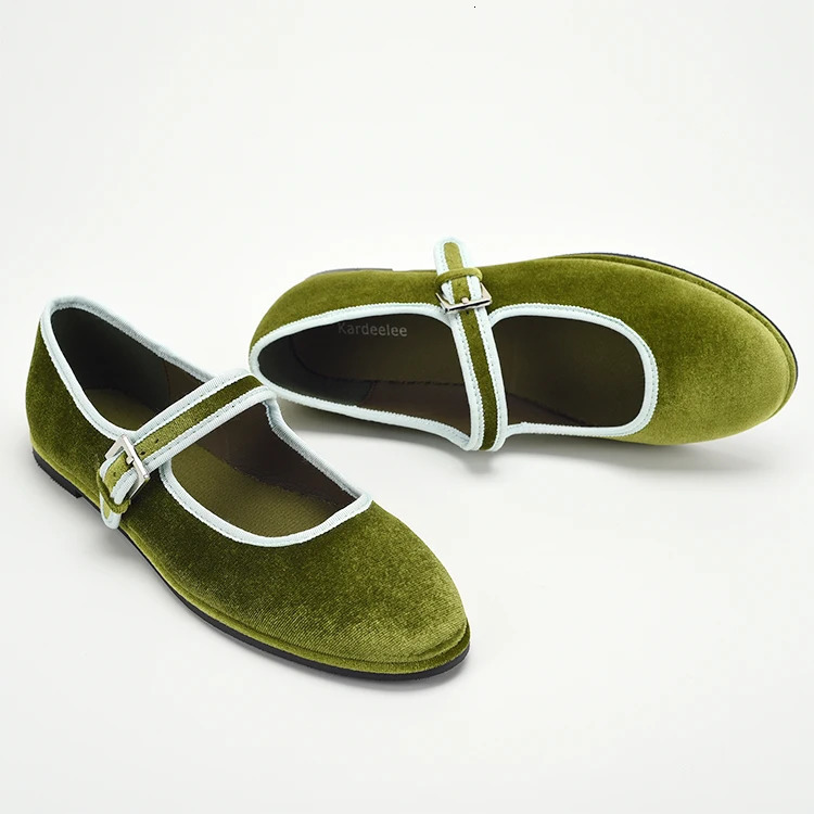 Ballerinas Woman 2025 Shallow Mouth Round Toe Mixed Colors Female Shoes Ballet Dress Comfortable Retro Mary Janes Flat Ballerina 241213