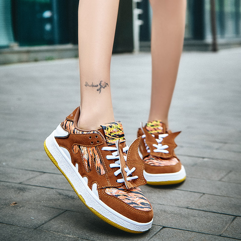 Men Women Casual Shoes Fashion Design Handsome Unique Niche Plus Size Lace-up Versatile Thick Sole hot Triple Brown Purple Green Free shipping