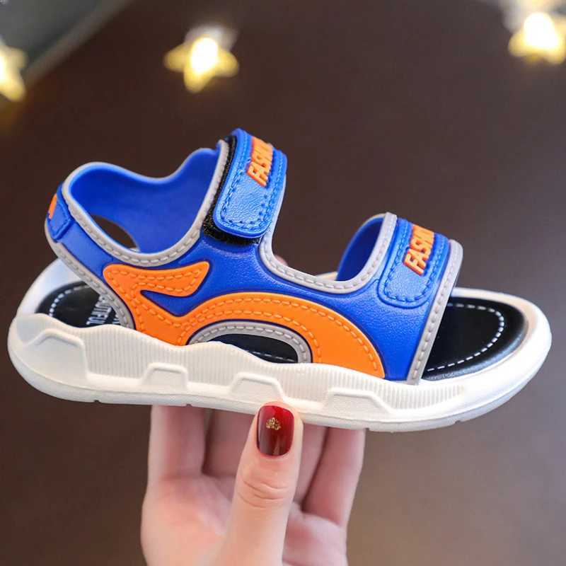 Sneakers Fashion Baby Sandals Summer Baby Girls Shoes Soft Sole Non-slip Boys Sandals Toddler Kids Beach Shoes 2-10 Years H241221