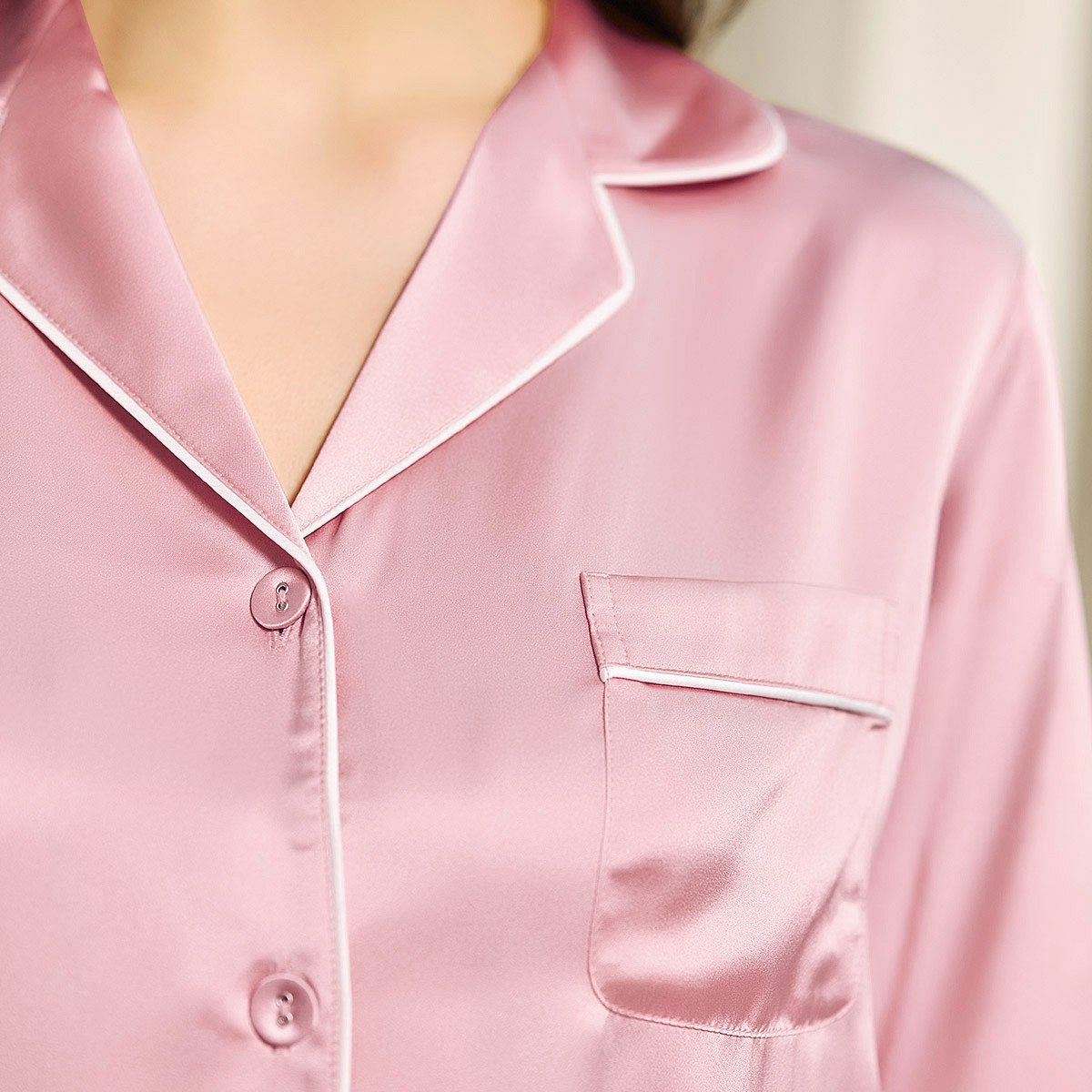 Chic Silk Pajama Set Including Nightgown and Coordinating Robe for Women