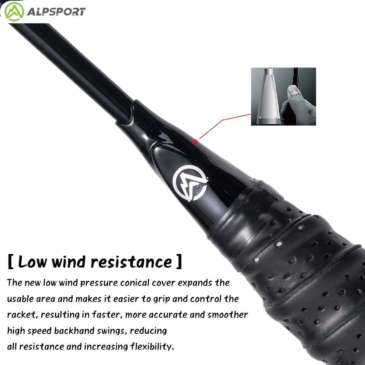 ALP V5 2.0 Ultralight 4U Offensive Badminton Stand Made of Carbon Fiber ALPSPORT RekettW241221