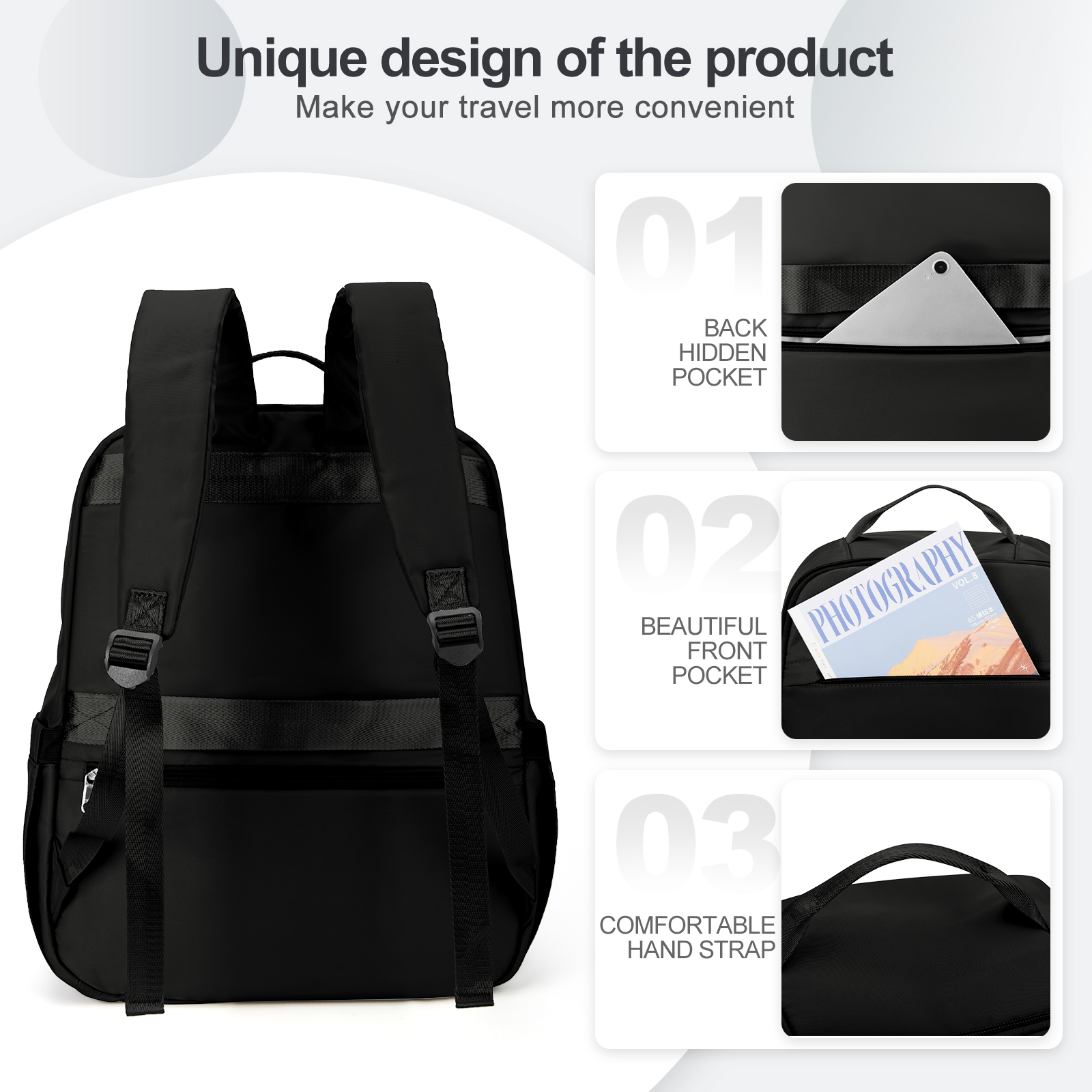 Ryanair 40X20x25 Bag, Hand Lage Travel Easyjet Cabin Bag 45X36x20, Laptop Backpack For Women/Men