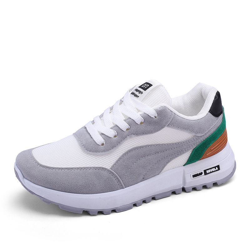 Men's Shoe Breathable Thick Soled Casual Sneakers Outdoor Running Four Seasons New Tennis Men Soft Road Running Shoes Student Casual Shoe