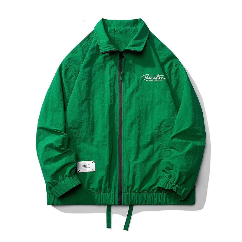 Men Hip Hop Streetwear Jacket Coat Retro Color Block Patchwork Harajuku Jacket Windbreaker Oversized Track Jacket Pocket Autumn 241217