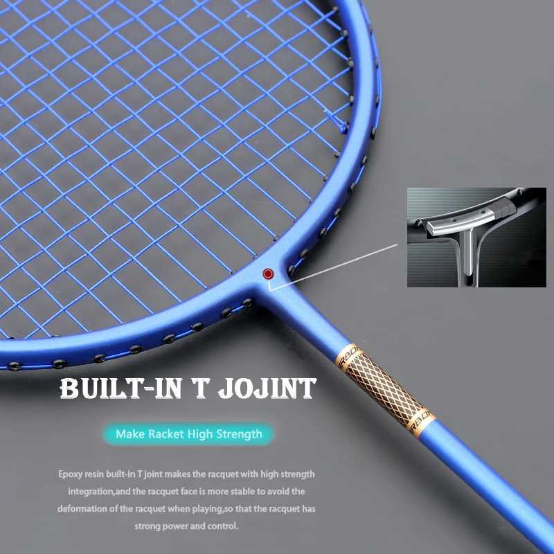 Super Light 8U 62g 00% carbon fiber badminton racket offensive racket professional training racketW241221