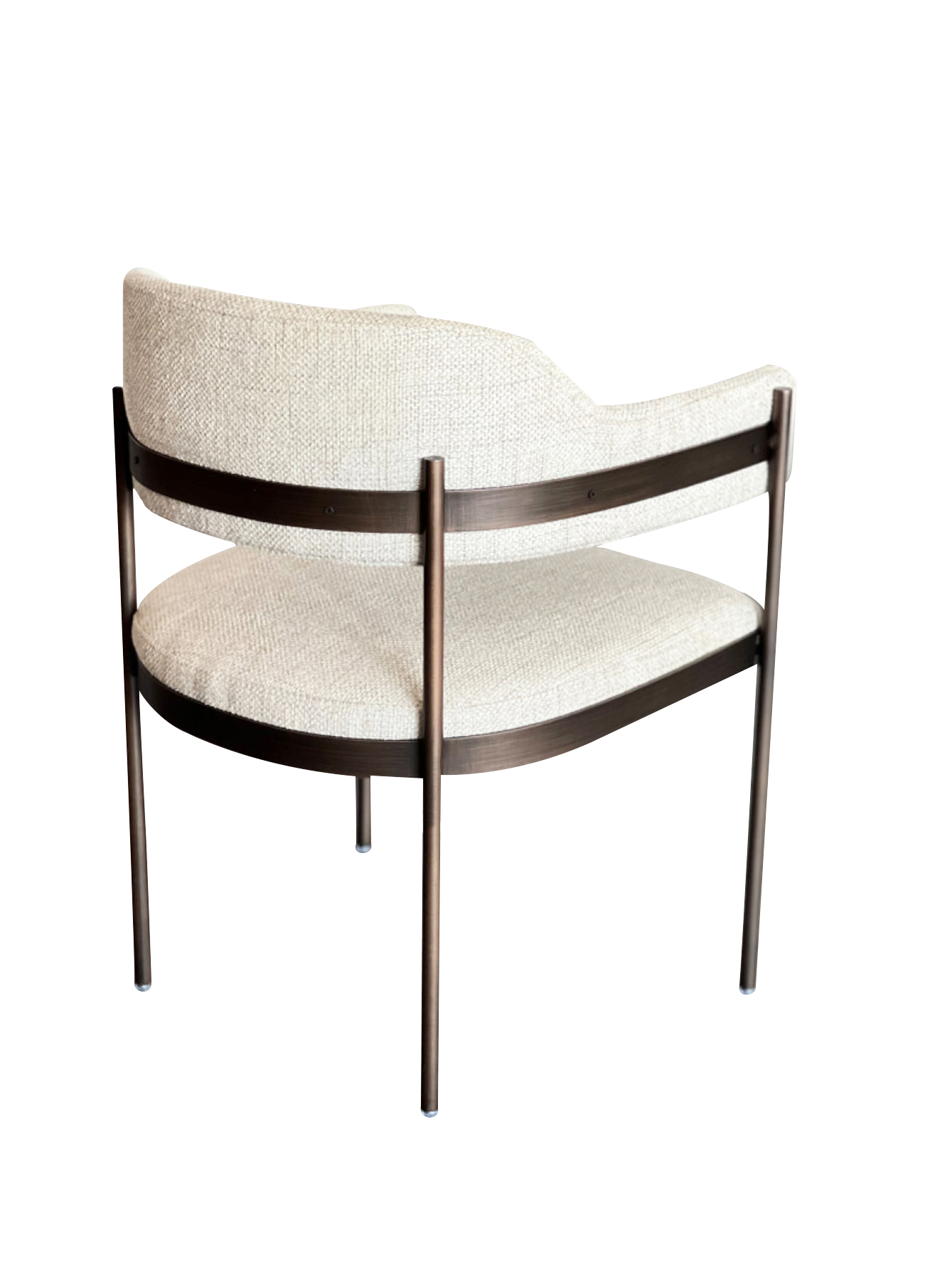 ROWAN Dining Chair - Modern Upholstered Metal Frame Chair for Dining Room Office or Home Use