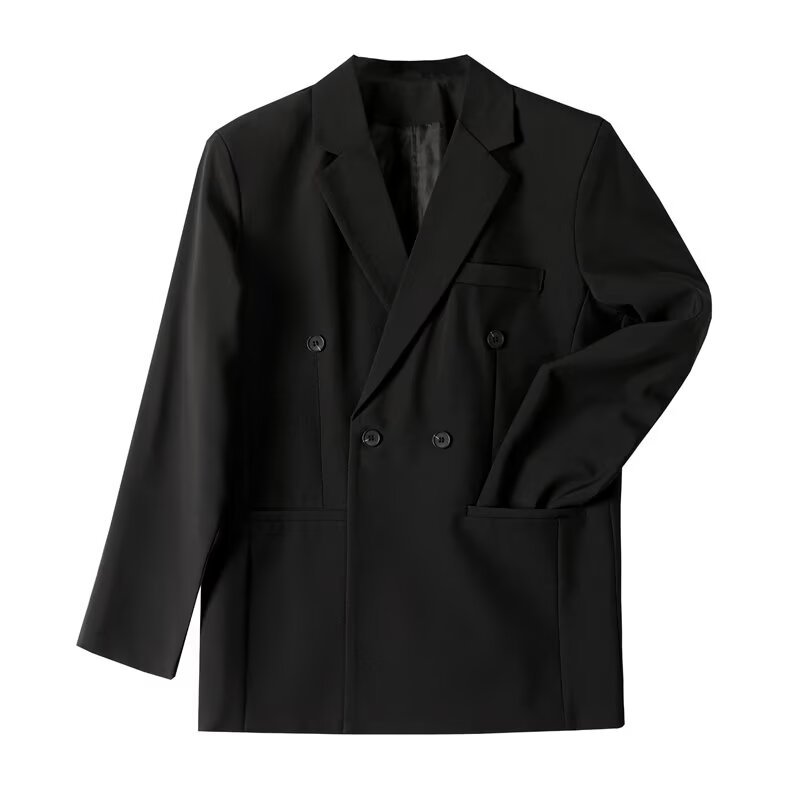 Men's k218 Double-Breasted Suit - Elegant Three-Piece Set