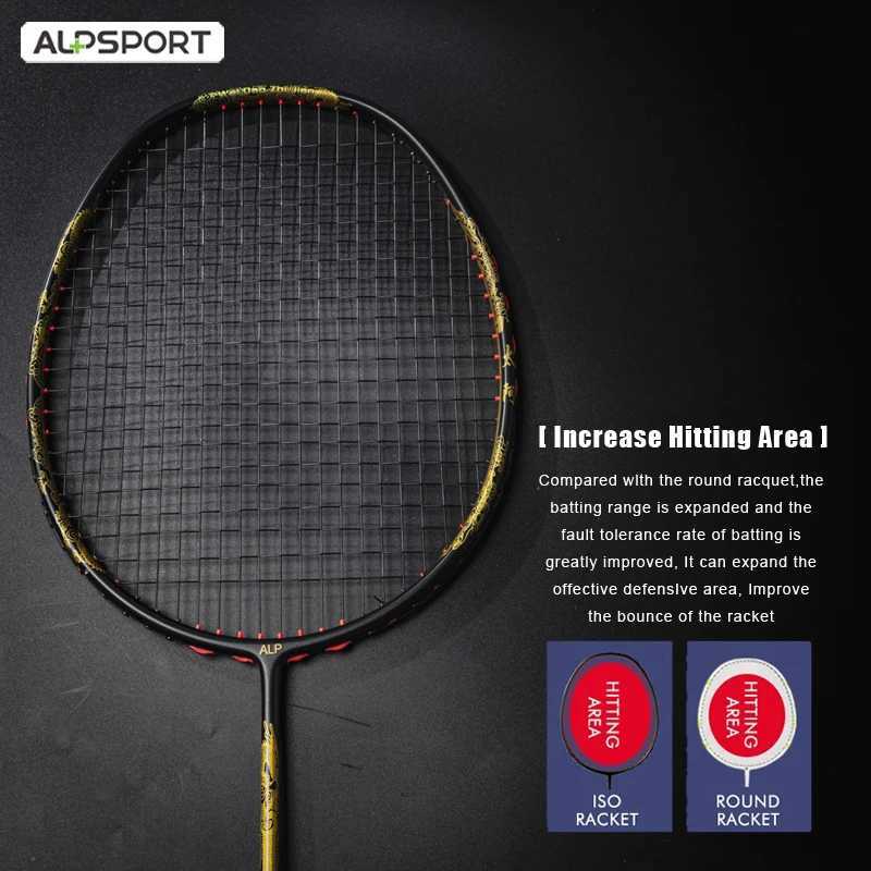 ALP TAJ 4U Badminton Stand T800 Carbon Fiber Professional Stand Ultra Light Quick Start with American String and BagW241221
