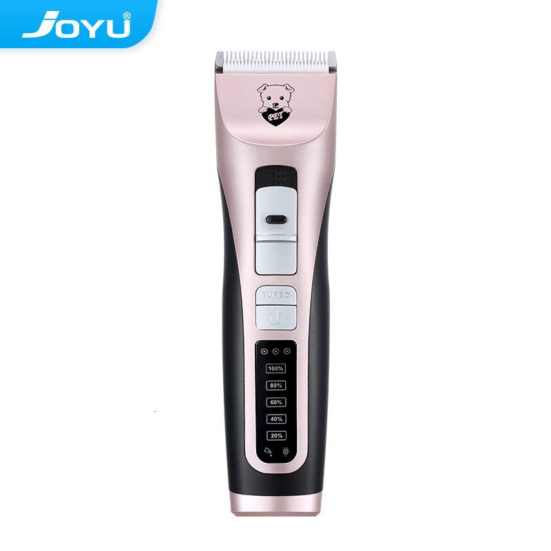 Professional Dog Hair Trimmer Rechargeable Pet Cat Grooming Clipper Shaver Low-Noise Electric Cutters Haircut Hine JOYU
