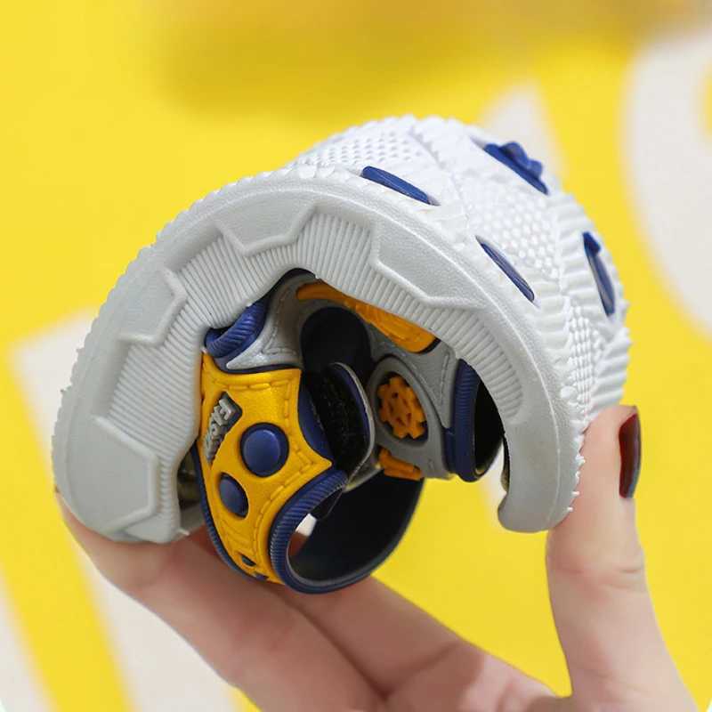 Sneakers Summer Baby Sandals Fashion Baby Boy Sandals Soft Sole Non-slip Boys Girls Sandals Toddler Shoes for Beach 2-10 Years H241221