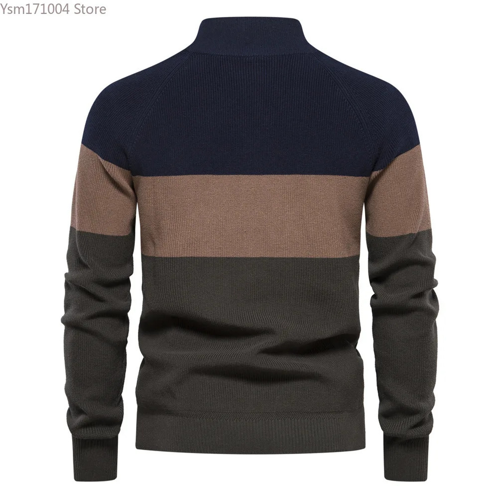 Mens Knitted Jacket Warm Temperament Mens Knitted Jacket High Quality Korean Fashion Mens Winter Jacket Eurocode 241216