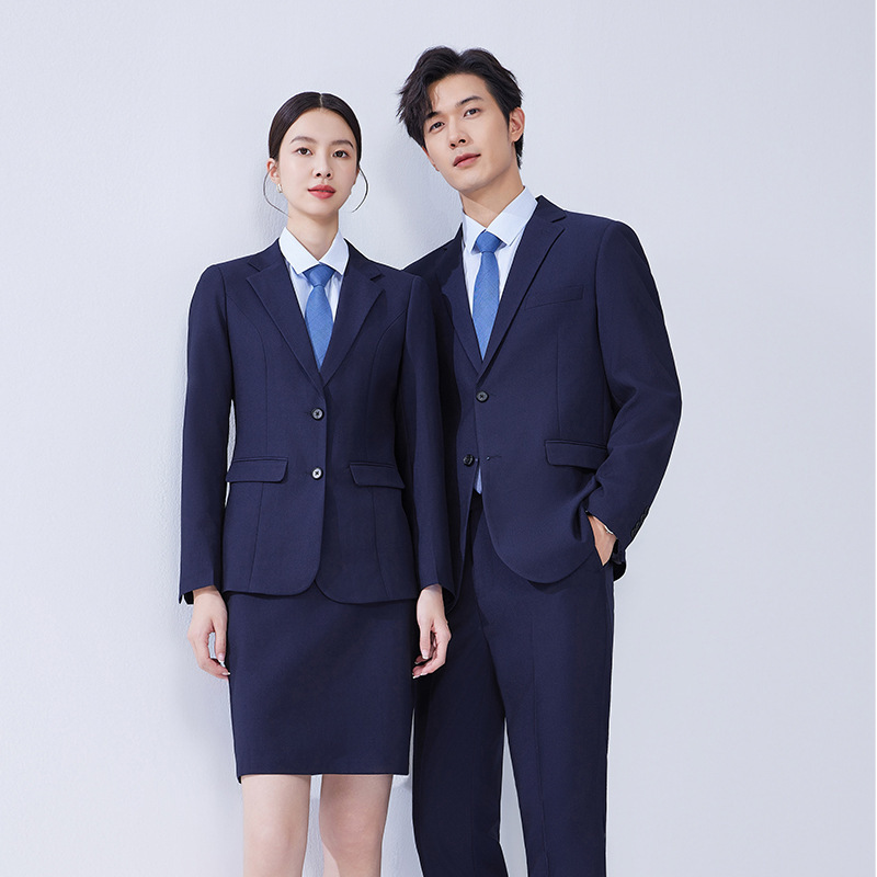 X1221Spring autumn winter wedding groom suit men's government civil servant work clothes