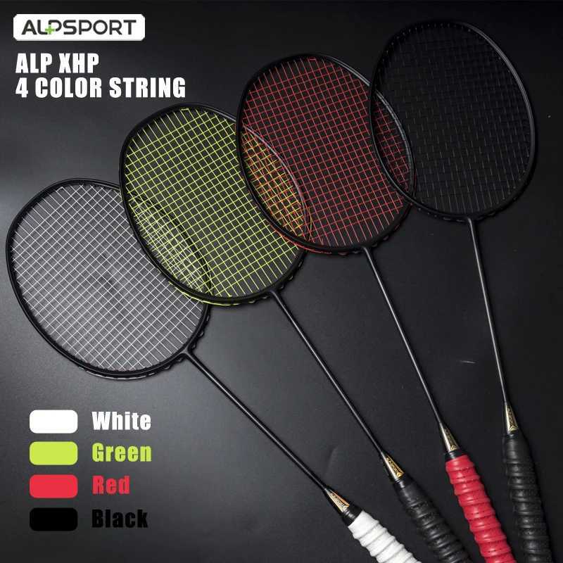 Alpsport XHP 2 pieces/batch 6U 72g Ultralight G4 T800 original all carbon fiber 22-30lbs professional badminton rackW241221
