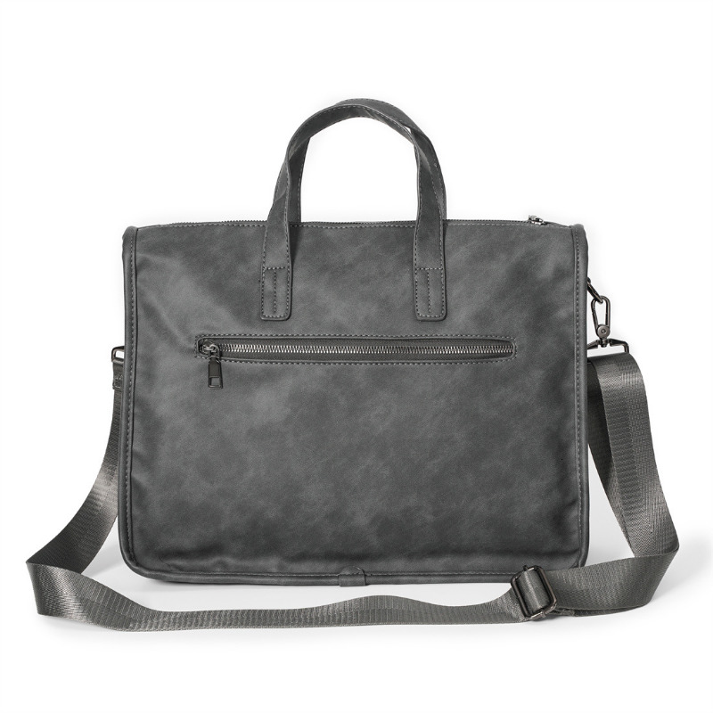 Casual Business Men's Handbag Fashion High Capacity Briefcase With Shoulder Strap Men Crossdoy Bags PU Leather Laptop Bag