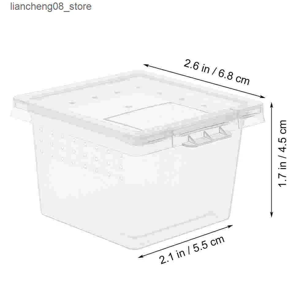 Other Pet Supplies 20 animal pet feeding boxes wolf spider shells lizards multi-purpose cages incubators jumping spiders transparent geckos jars L2409