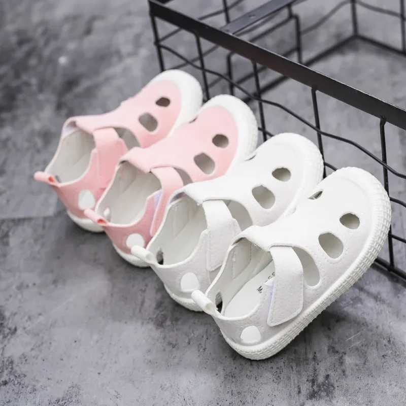 Sneakers Childrens Sandals Summer Girls and Boys Tailored Sneakers Breathable Childrens Sneakers Closed Toes Baby Beach Sandals H241221