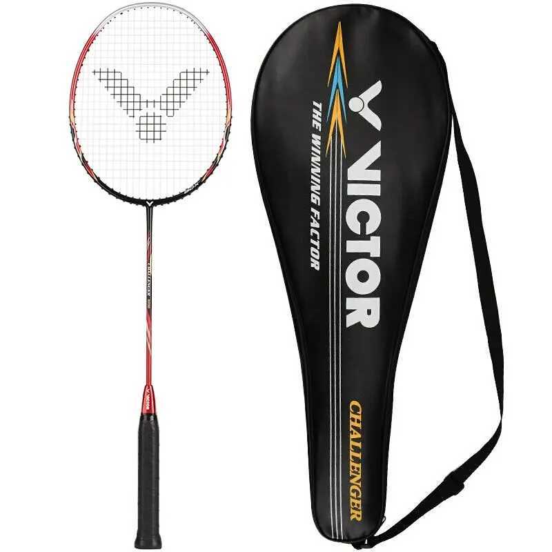 Victor CHA 9500 S/9500 carbon fiber badminton racket 3U/4U offensive 6.8mm shaft string badminton racketW241221