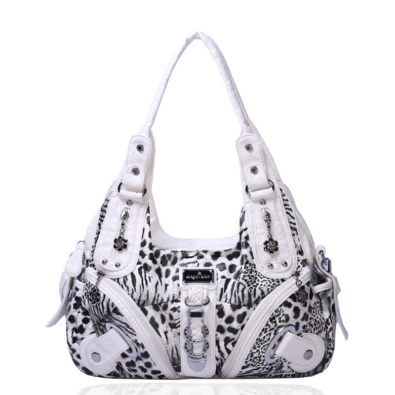 Designer Brand Fashion Women's Shoulder Underarm Crossbody Bag Leopard Print Handbag Large Capacity Hot Sale Free Shipping