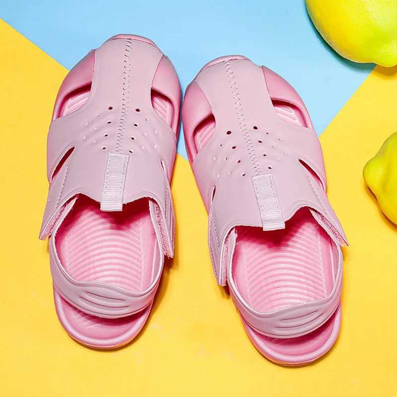 Sneakers Classic Baby Boys Sandals Summer Children Girls Beach Sandals Breathable Candy Colored Sports Sandals Preschool Baby Shoes Size 22-33 H241221