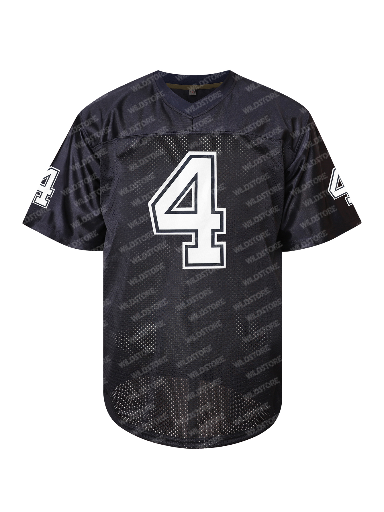 4 Blue In Stock PRESCOTTs Mens Football Jerseys All Stiched T-shirt for Sports Fans Short Sleeve Polyester T-Shirt Loose Fit Athletic Tops for Outdoor