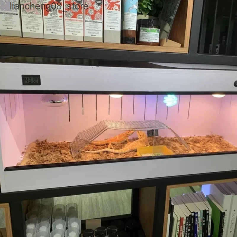 Other Pet Supplies Intelligent hot incubator cage for reptile Terrarium PVC shell breeding Terrarium ceratopsians geckos lizards snakes L240910