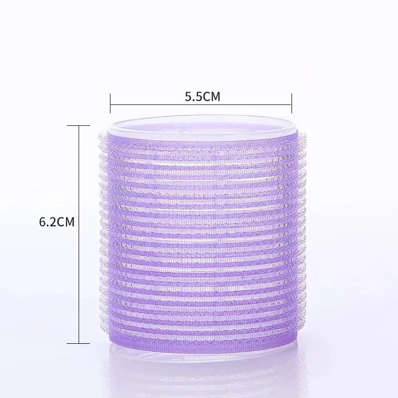 6Pcs/lot Multiple sizes Hairdressing Home Use DIY Magic Large Self-Adhesive Hair Rollers Styling Roller Roll Curler Beauty Tool 241220