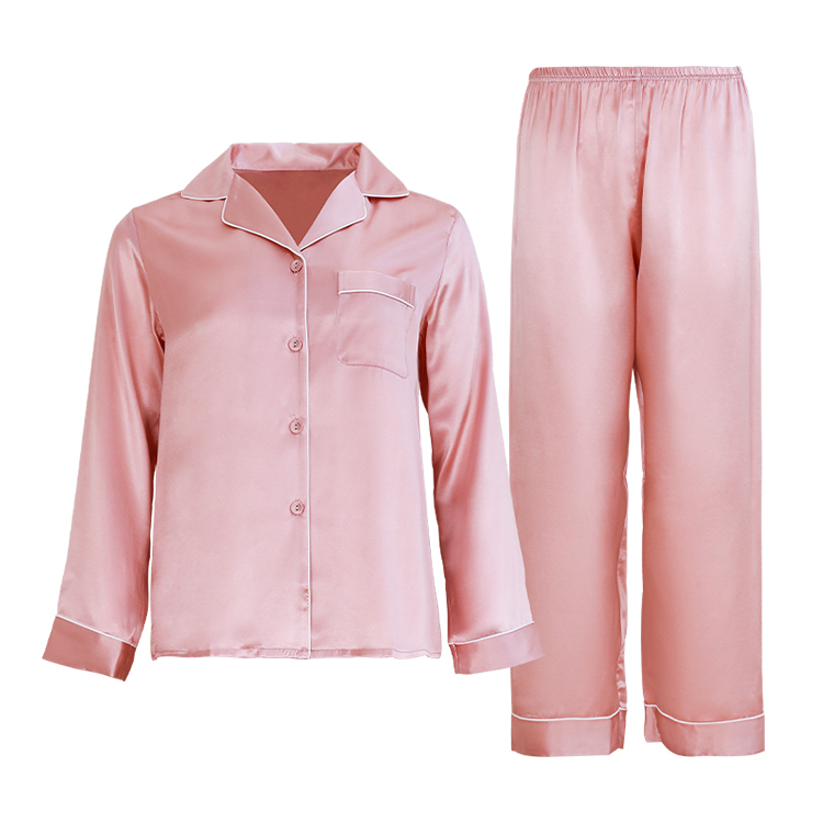 Chic Silk Pajama Set Including Nightgown and Coordinating Robe for Women
