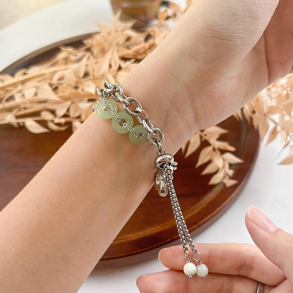 Chinese Vintage Chain Bracelet Strap For Watch 6 3 4 5 Classic Active Watch Band 241220