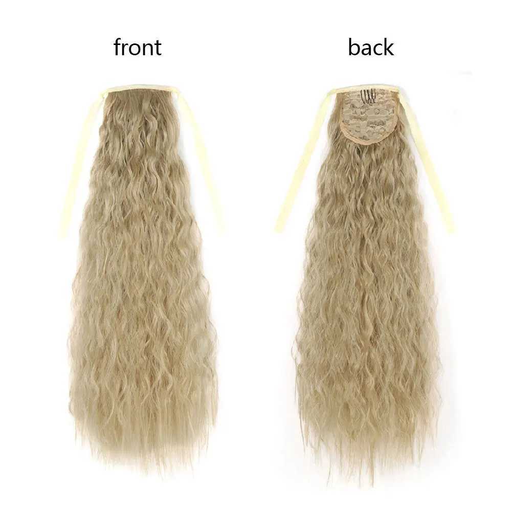 False Hair Tail Hair 22 Ponytail In Straight Clip Hairpiece With Hairpins Synthetic Pony Tail Hair Extensions For WomenXJ241221