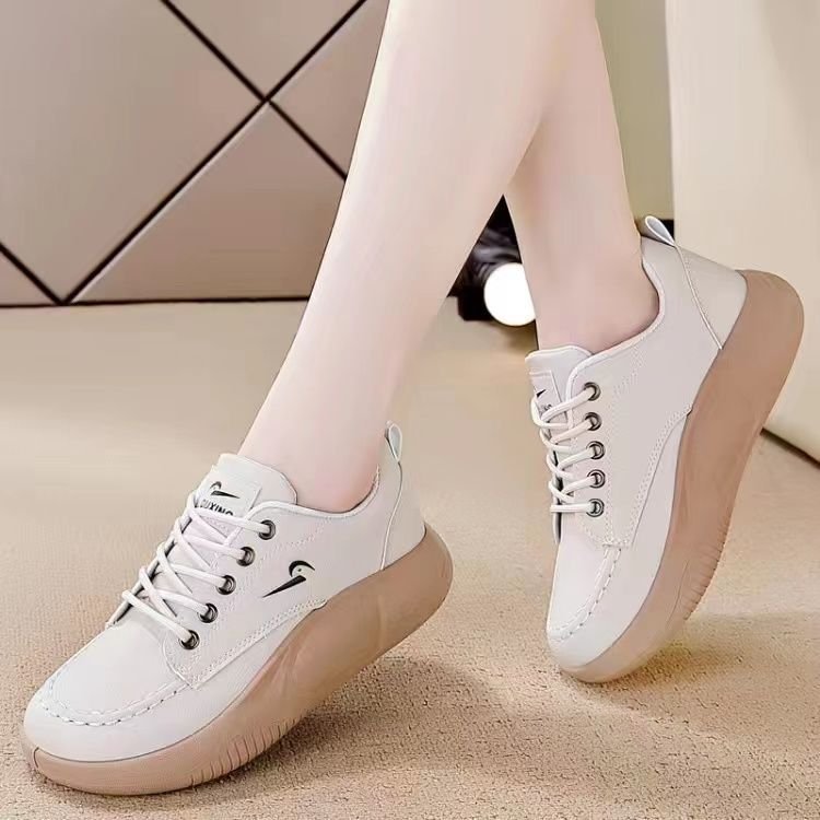 2025 free shipping Men's Shoe Breathable Thick Soled Casual Sneakers Outdoor Running Four Seasons New Tennis Men Soft Soles Comfort Male Sneakers