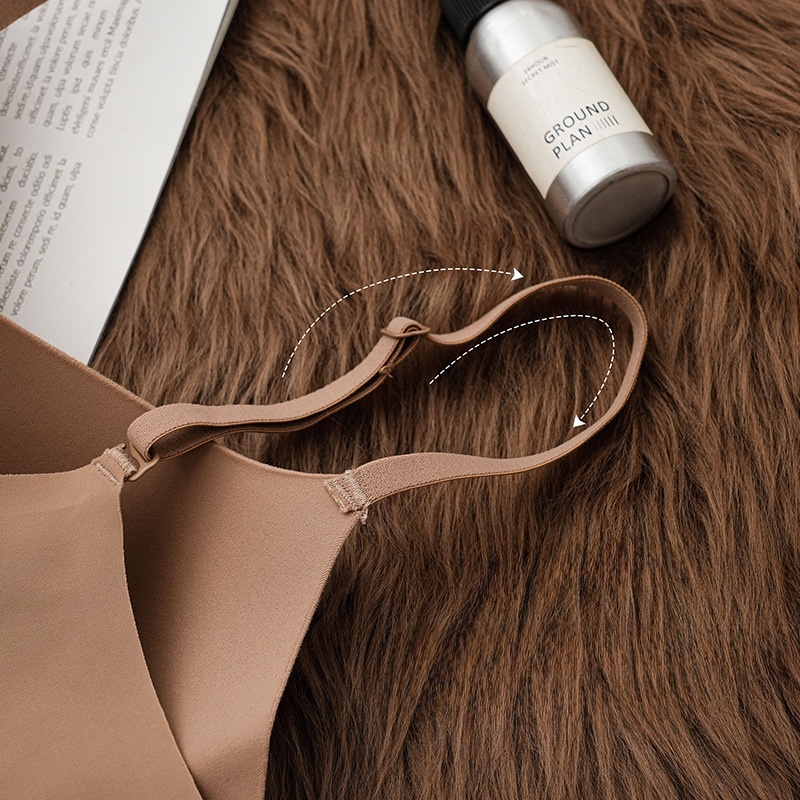 One Piece Seamless Half Cup Bra Smooth Surface Top Support Thin And Comfortable Without Steel Ring Bra One Piece Seamless Half C