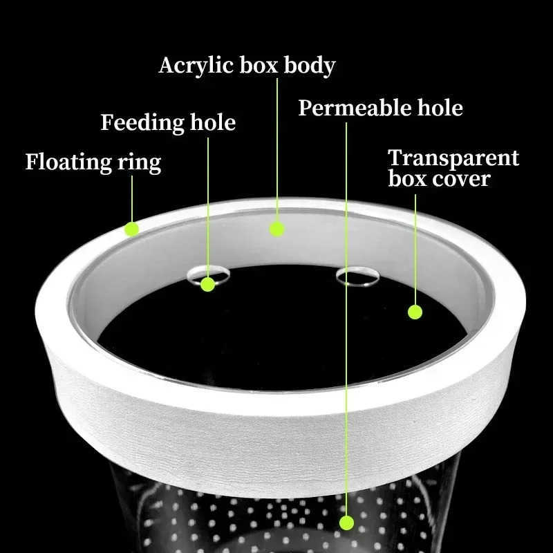 Other Pet Supplies Floating fish hatching isolation box acrylic fish tank breeding box incubator fish egg net aquarium accessories L240910