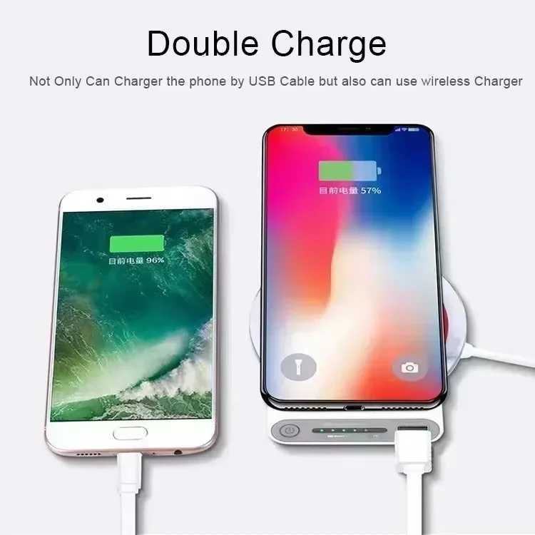 200000mAh Wireless Power Bank Two-way Fast Charging Powerbank Portable Charger Type-c External Battery for IPhone Z241223