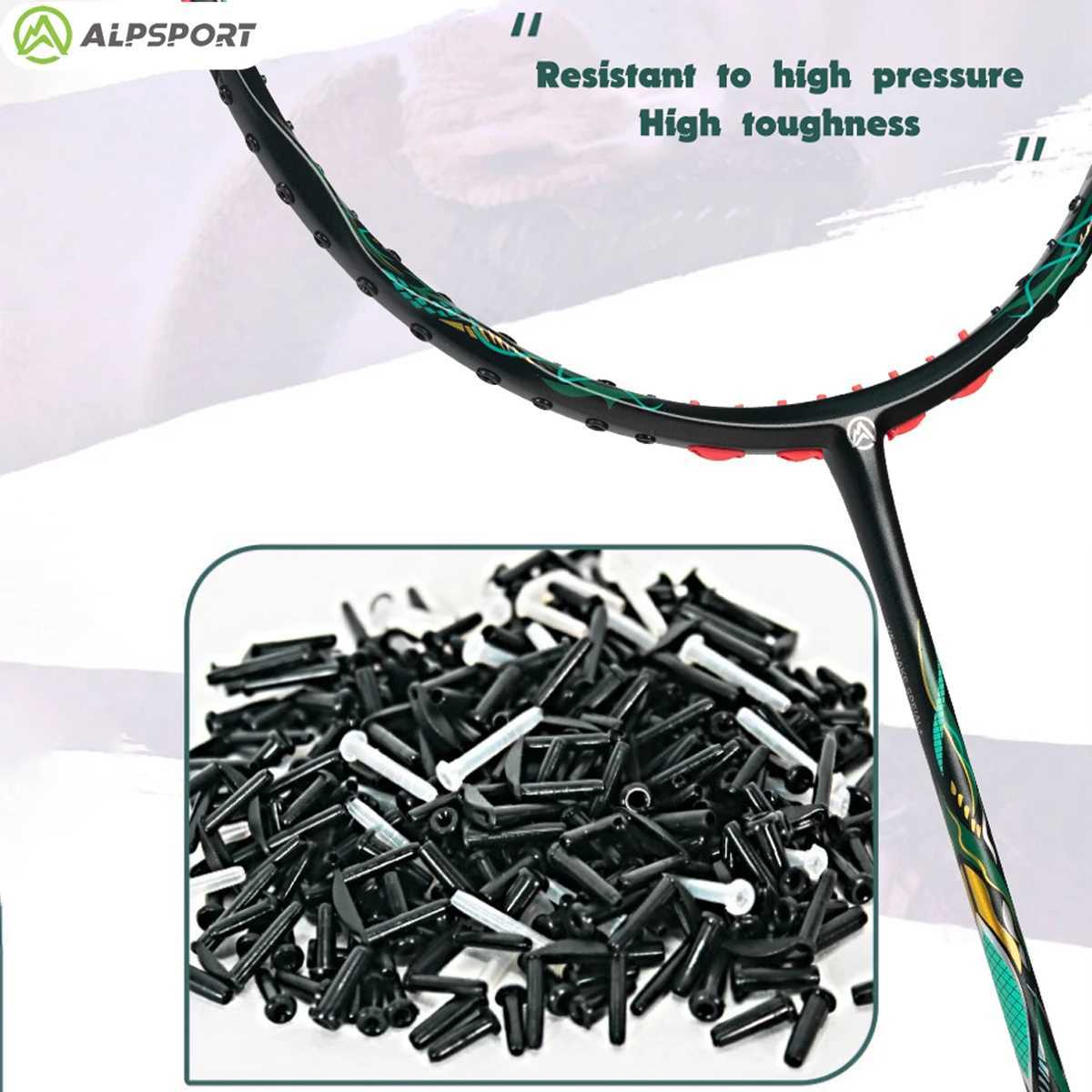 ALP V5 3.0 PRO MXH Buffer Technology Wave Frame Carbon Fiber Offensive Badminton Stand Black and White 5U ALPSPORT AgkistrodonW241221