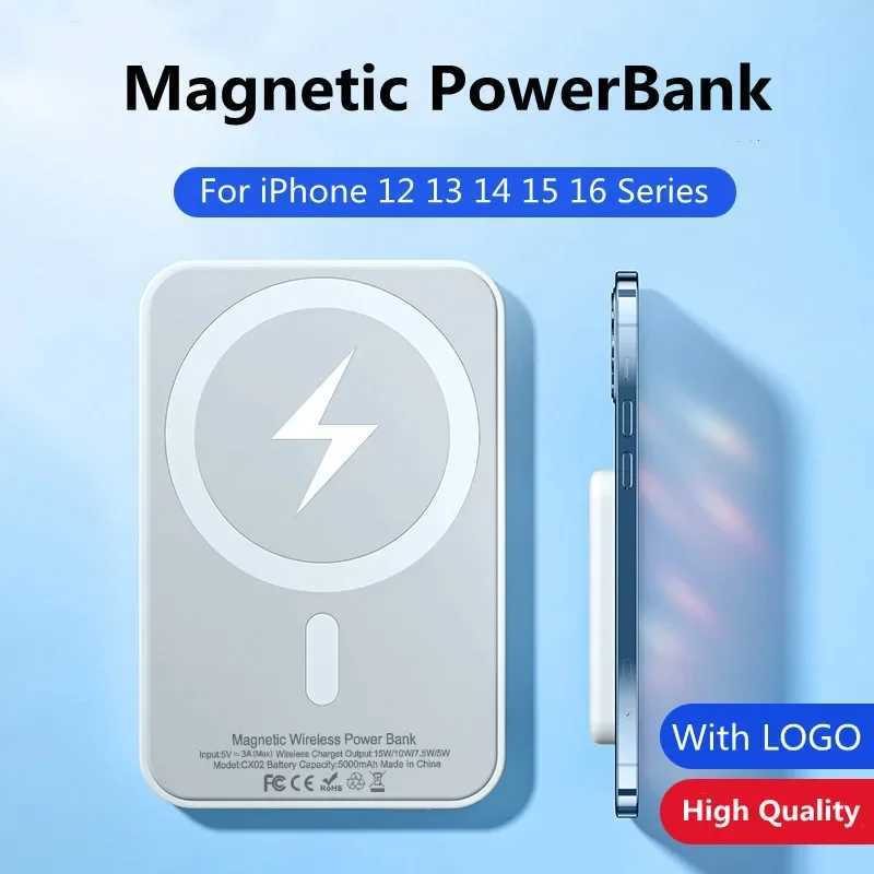 Magnetic Power Bank for IPhone External Battery Portable Wireless Charger for Powerbank Spare Battery Z241220